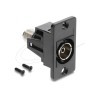 Delock Panel Mount IEC female to F femal, Delock Panel Mount IEC female to F femal 91195