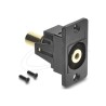 Delock Panel Mount stereo jack female 3., Delock Panel Mount stereo jack female 3. 91207
