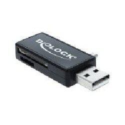 Card Reader OTG Micro USB/USB-A 2 x, Card Reader OTG Micro USB/USB-A 2 x