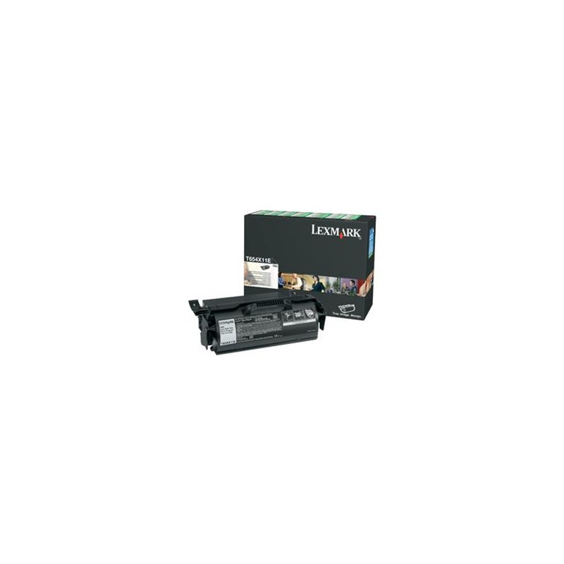 Lexmark - Extra vysoká výtěžnost - černá - originální - kazeta s barvivem LCCP, LRP - pro Lexmark T654dn, T654dtn, T654n