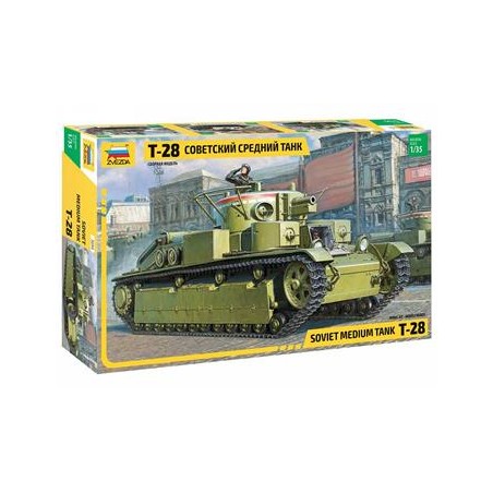 Model Kit tank 3694 - T-28 Heavy Tank (1:35)