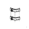 Ergotron 3X3 Post Arms Bracket Grey/