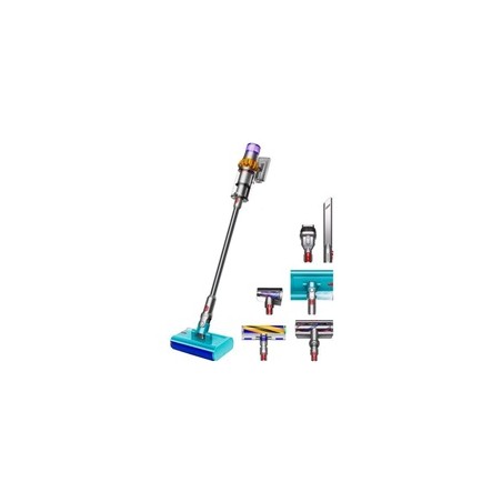 Dyson V15s Detect Submarine akumulátorový vysavač, tyčový, mokré vytírání, LCD displej, vícestupňová filtrace
