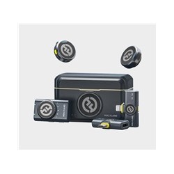 Hollyland Lark M2 Combo - Wireless Lavalier Microphone (Duo,ShineCharcoal)