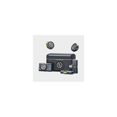 Hollyland Lark M2 Combo - Wireless Lavalier Microphone (Duo,ShineCharcoal)