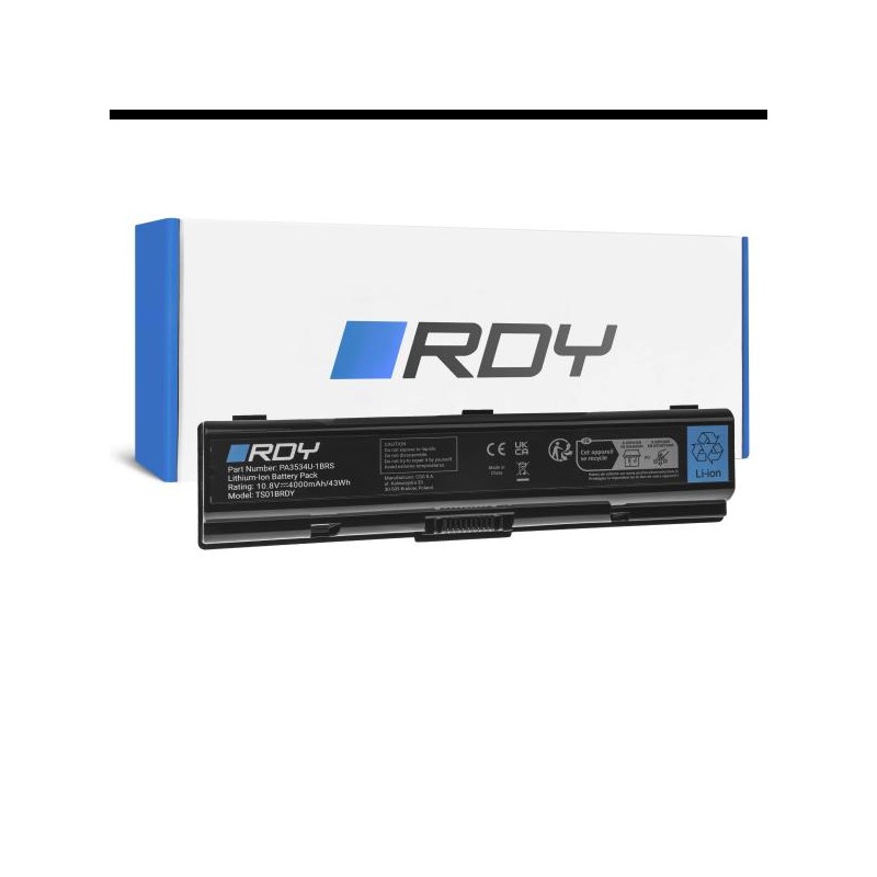 Baterie RDY PA3534U-1BRS to Toshiba Satellite A200 A205 A300 A300D A350 A500 A505 L200 L300 L300D