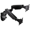 Endorfy držák monitorů Atlas GS Pro Double / 2 monitory max. 16 kg a 34"/42" / pivot / VESA / plynová pružina /