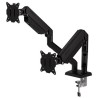 Endorfy držák monitorů Atlas GS Double / 2 monitory max. 10kg a 32" / pivot / VESA / plynová pružina