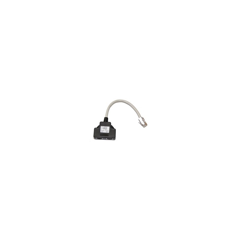 Adaptér rozdvojka RJ45, 1x8p8c/2x8p4c, PC-PC, stíněný