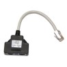 Adaptér rozdvojka RJ45, 1x8p8c/2x8p4c, PC-PC, stíněný
