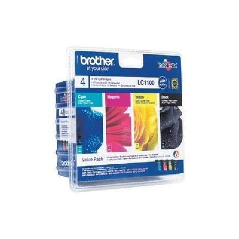 LC1100VALBPRF Black Cyan Magenta and Ye