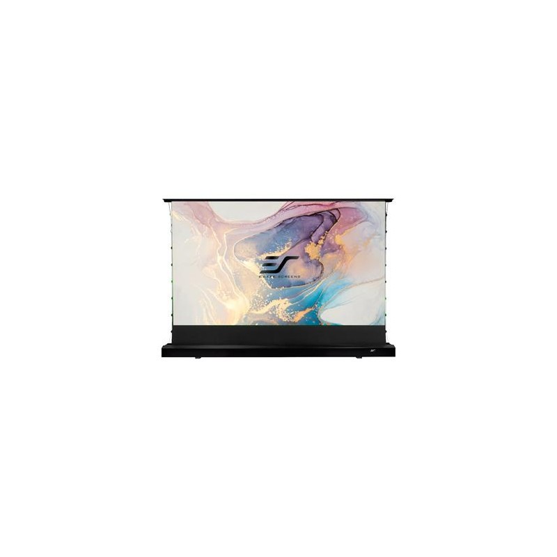 ELITE SCREENS plátno elektrické od podlahy vzhůru 100" (254cm)/ 16:9/ 125×222cm/ gain 0,8/ case černý/ CLR5 / pro UST