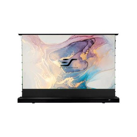 ELITE SCREENS plátno elektrické od podlahy vzhůru 100" (254cm)/ 16:9/ 125×222cm/ gain 0,8/ case černý/ CLR5 / pro UST