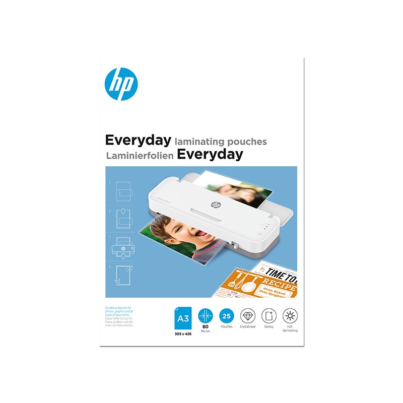 HP Fólie laminovací, A3, 80mic, termální, 25ks