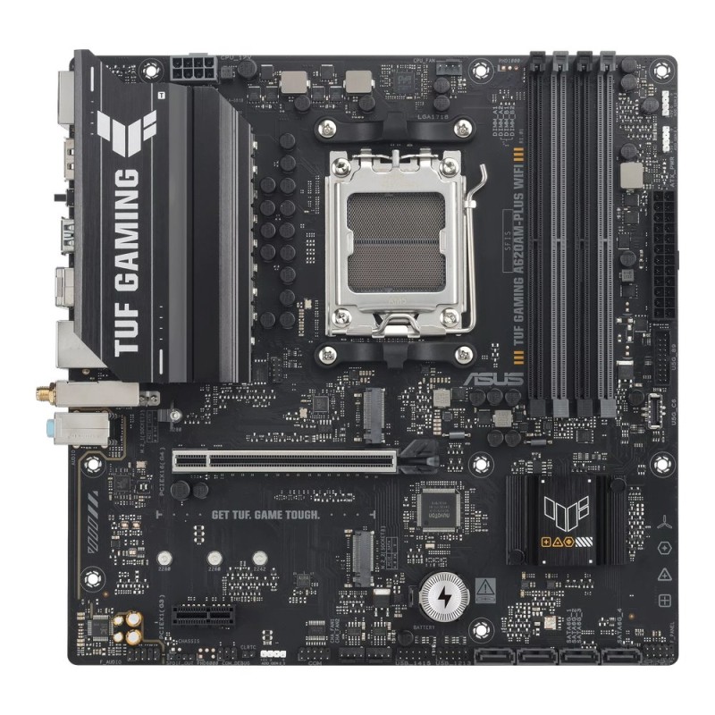 ASUS MB Sc AM5 TUF GAMING A620AM-PLUS WIFI, 4xDDR5, 2xDP, 1xHDMI, mATX