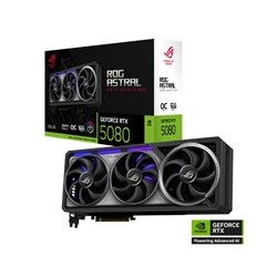 ASUS VGA NVIDIA GeForce RTX 5080 ROG ASTRAL 16GB OC, 16GB GDDR7, 3xDP, 2xHDMI