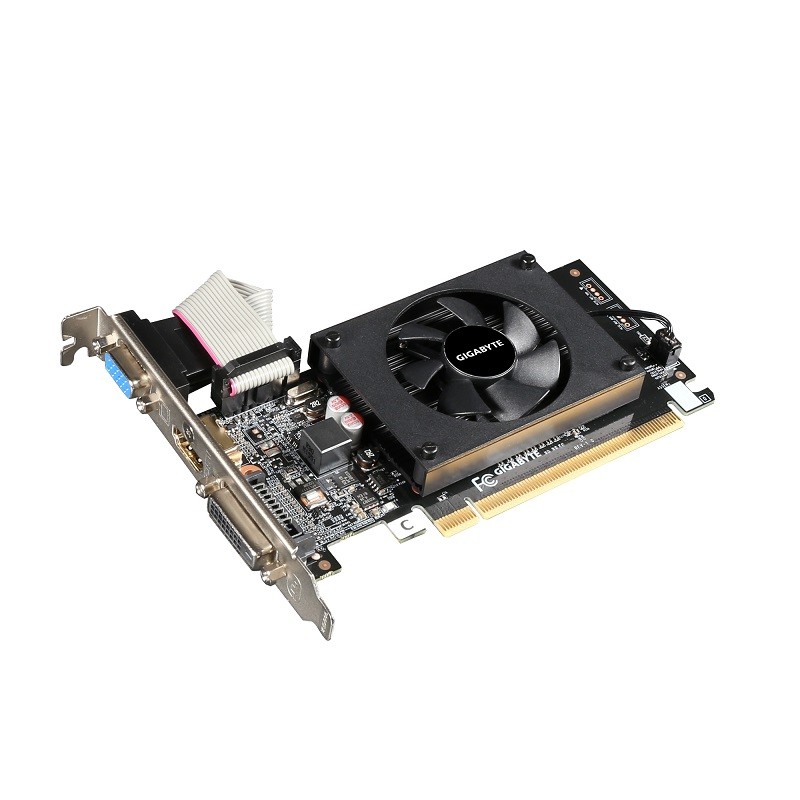 GIGABYTE VGA NVIDIA GV-N710D3-2GL 2.0, GT 710, 2GB DDR3, 1xHDMI, 1xDVI, 1xVGA
