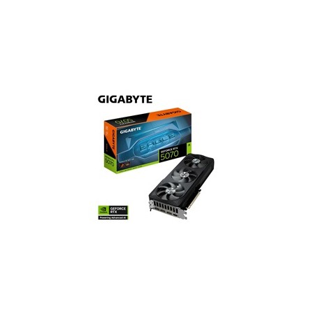 GIGABYTE VGA NVIDIA GeForce RTX 5070 EAGLE OC 12G, 12G GDDR7, 3xDP, 1xHDMI