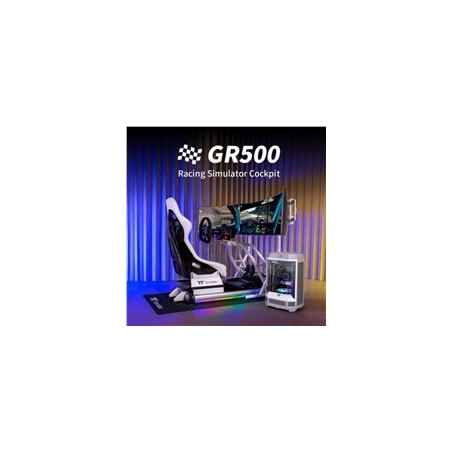 THERMALTAKE Závodní kokpit GR500 Racing Simulator Cockpit, Bílá