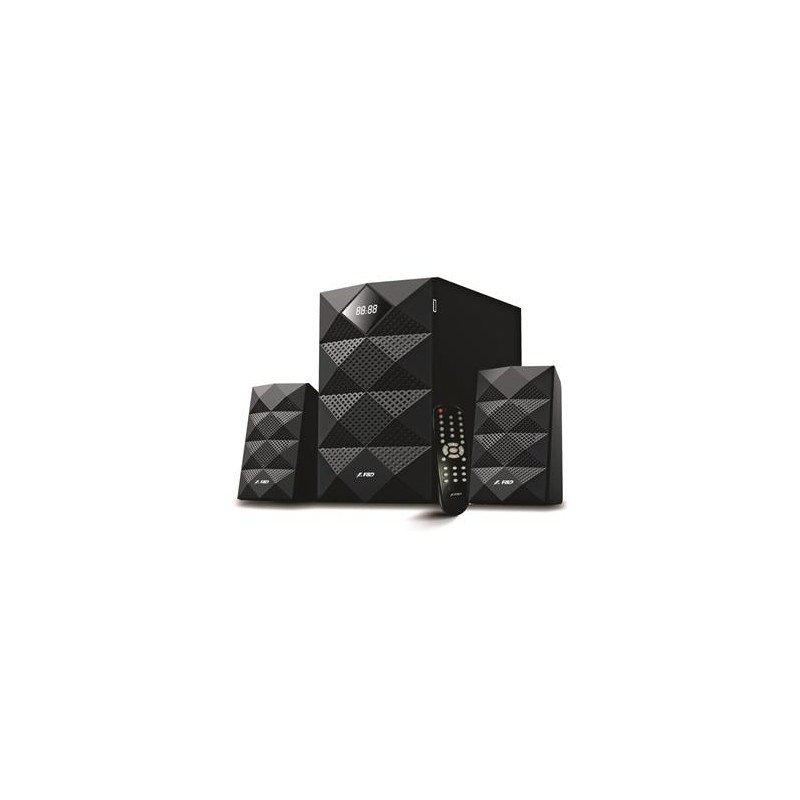 POŠKOZENÝ OBAL - FENDA F&D repro A180X/ 2.1/ 42W/ černé/ BT4.0/ FM rádio/ USB přehrávání/ dálkový ovladač