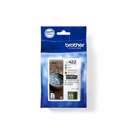Brother LC422 Multipack - 4-balení - černá, žlutá, azurová, purpurová - originální - inkoustová cartridge - pro Brother