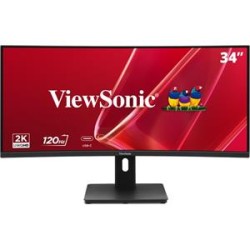 ViewSonic VA3420C-2 34" 21:9, 3440 x 1440, VA zakřivený monitor,120Hz,HDMI,DP,USB,USB-C 96W, speakers,výš. stavitelný