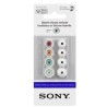 SONY náhradní silik. koncovky do sluchátek, bílé