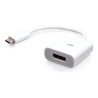 C2G USB-C to DisplayPort Adapter Converter - 4K 60Hz - White - Video adaptér - USB-C (M) do DisplayPort (F) - Thunderbolt 3 /