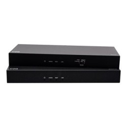 C2G HDMI HDBaseT + 3.5mm, USB-B to A, and RS232 over Cat Extender Box Transmitter to Box Receiver - 4K 60Hz