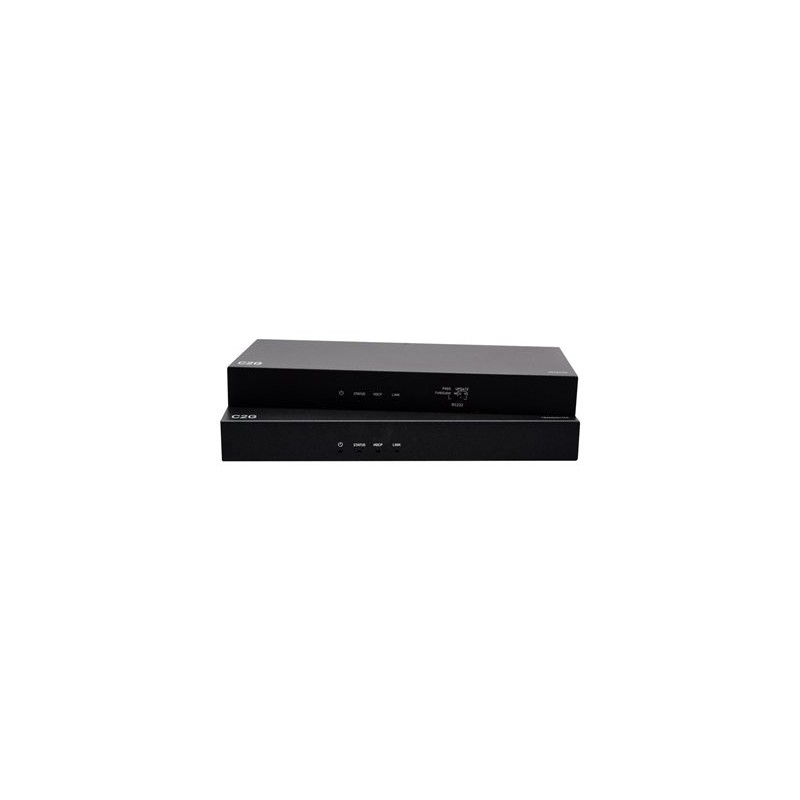 C2G HDMI HDBaseT + 3.5mm, USB-B to A, and RS232 over Cat Extender Box Transmitter to Box Receiver - 4K 60Hz