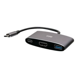 C2G USB C Docking Station with 4K HDMI, USB, and USB C - Power Delivery up to 100W - Dokovací stanice - USB-C / Thunderbolt 3
