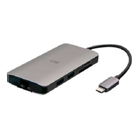 C2G USB-CŽ Mini Dock with HDMI, 2x USB-A, Ethernet, SD Card Reader, and USB-C Power Delivery up to 100W - 4K 30Hz - Dokovací
