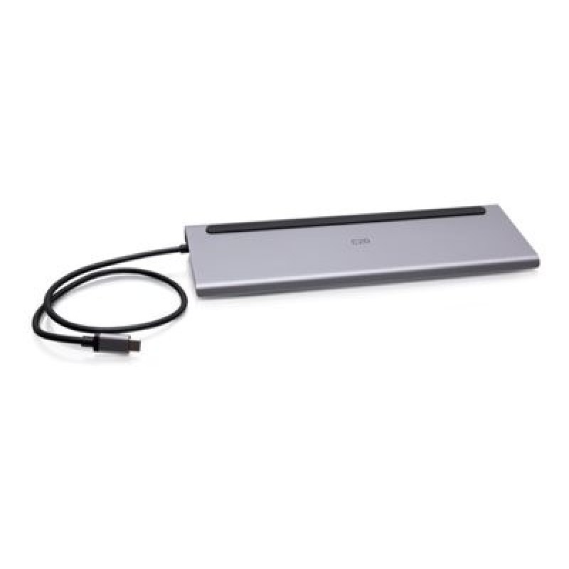 C2G USB-C 10-in-1 Triple Display Docking Station with HDMI, DisplayPort, VGA, Ethernet, USB, SD Card Reader, 3.5mm Audio and