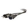 C2G Swiss Power Cord - Elektrický kabel - power IEC 60320 C13 do SEV 1011 (M) - 2 m - lisovaný - černá - Švýcarsko