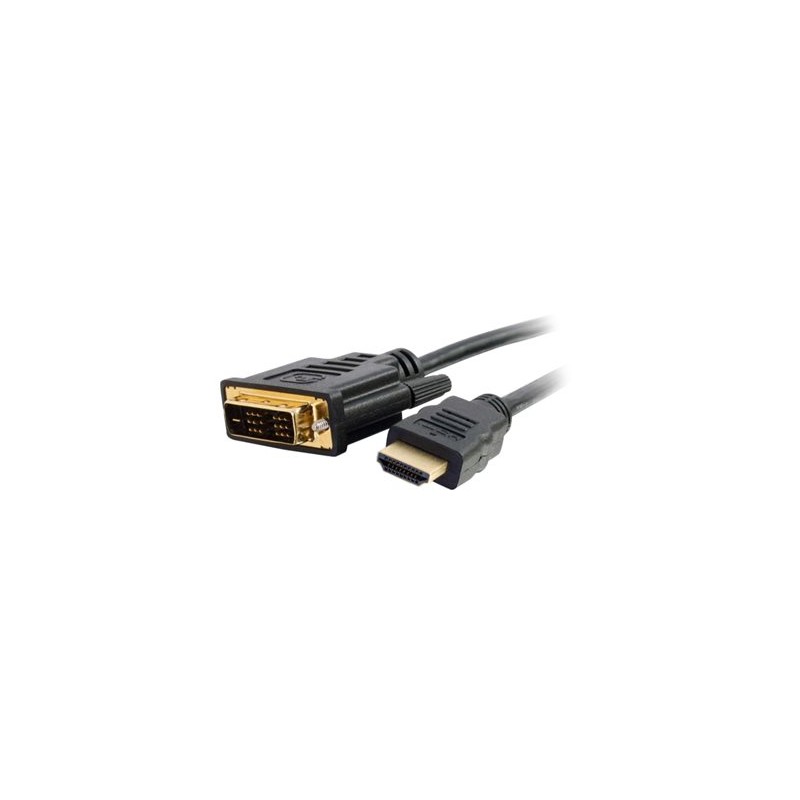 C2G 3m HDMI to DVI Adapter Cable - DVI-D Digital Video Cable - Kabel adaptéru - jeden spoj - DVI-D s piny (male) do HDMI s piny