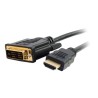 C2G 3m HDMI to DVI Adapter Cable - DVI-D Digital Video Cable - Kabel adaptéru - jeden spoj - DVI-D s piny (male) do HDMI s piny