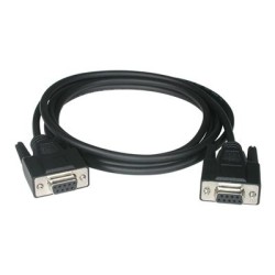 C2G - Null modem kabel - DB-9 (F) do DB-9 (F) - 5 m - černá