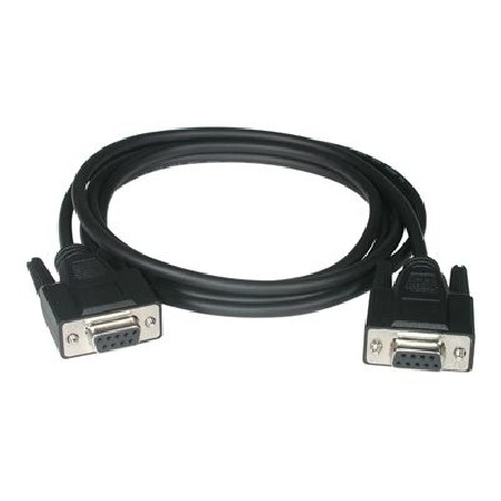 C2G - Null modem kabel - DB-9 (F) do DB-9 (F) - 5 m - černá