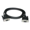C2G - Null modem kabel - DB-9 (F) do DB-9 (F) - 5 m - černá