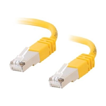 C2G Cat5e Booted Shielded (STP) Network Patch Cable - Patch kabel - RJ-45 (M) do RJ-45 (M) - 3 m - STP - CAT 5e - lisovaný
