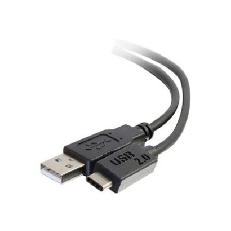 C2G 1m USB 2.0 USB Type C to USB A Cable M/M - USB C Cable Black - USB kabel - USB (M) do 24 pin USB-C (M) - USB 2.0 - 1 m