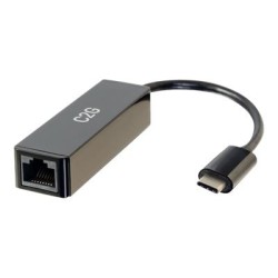 C2G USB-C to Ethernet Network Adapter - Síťový adaptér - USB-C - Gigabit Ethernet x 1 - černá