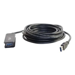 C2G 5m USB 3.0 USB-A Male to USB-A Female Active Extension Cable - Prodlužovací šňůra USB - USB typ A (M) do USB typ A (F)