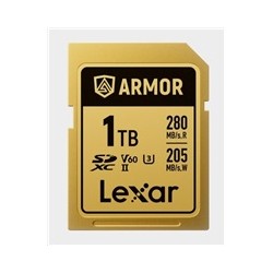 Lexar SDXC ARMOR Gold UHS-II U3, Stainless Steel, IP68 R280/W210 (V60) 1TB