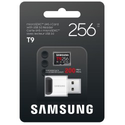 Samsung microSD T9 256GB + USB Adaptér