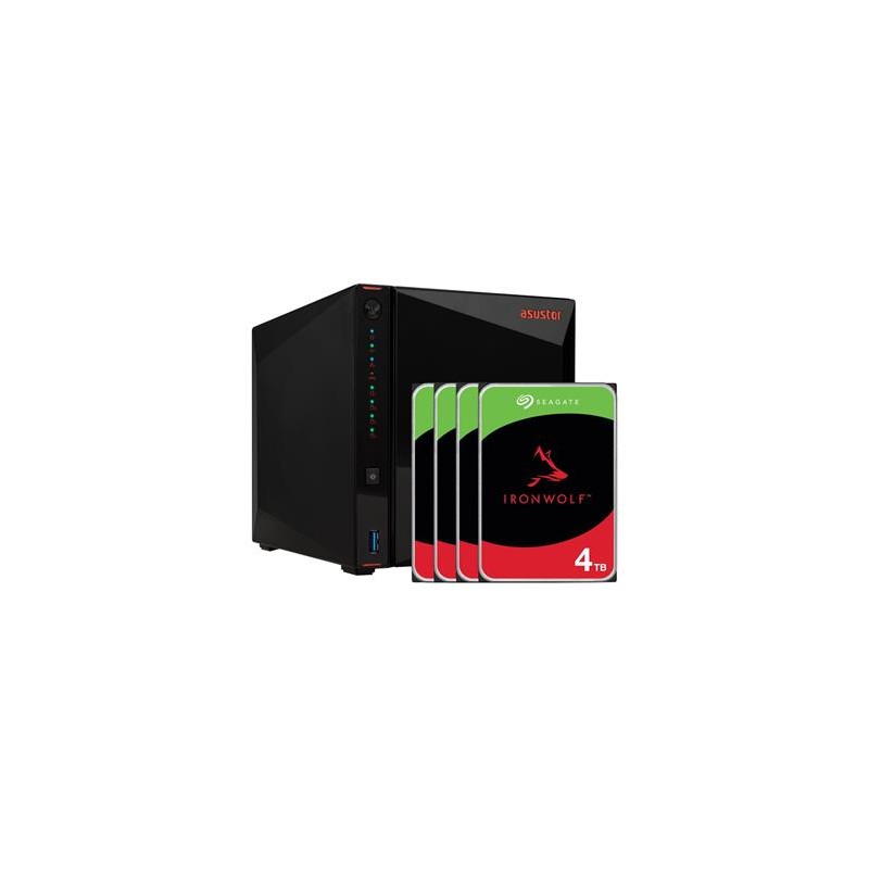 Asustor Nimbustor 4 Gen2 AS5404T + 4x HDDSEG1020