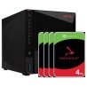 Asustor Nimbustor 4 Gen2 AS5404T + 4x HDDSEG1020