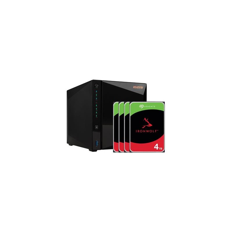 Asustor NAS AS3304T v2 + 4x HDDSEG1020