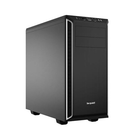 ROZBALENÉ - POŠKOZENÝ OBAL - Be quiet! skříň PURE BASE 600 / MidT / bez zdroje / 2xUSB 3.0 / černo-stříbrná