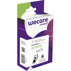 WECARE ARMOR páska kompatibilní s DYMO S0720920,Black/Transparent,24MM*7M